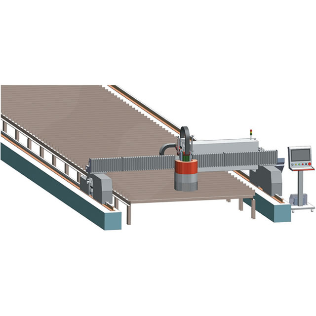 LD-M系列大幅面地軌式激光切割機